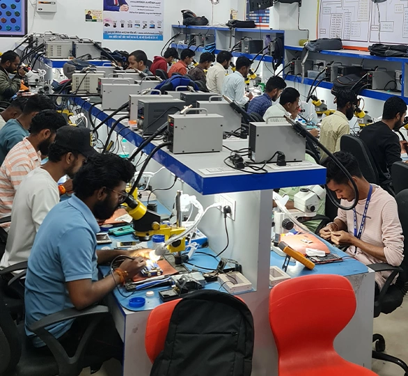 Students celebrating course completion