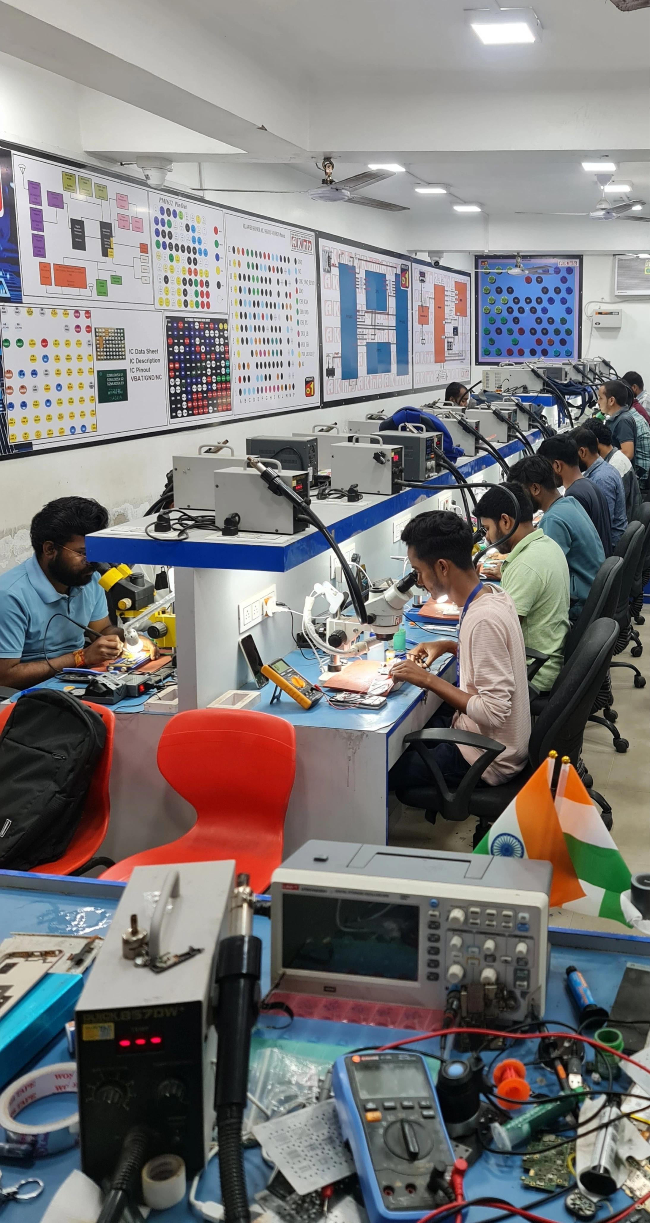 Students celebrating course completion