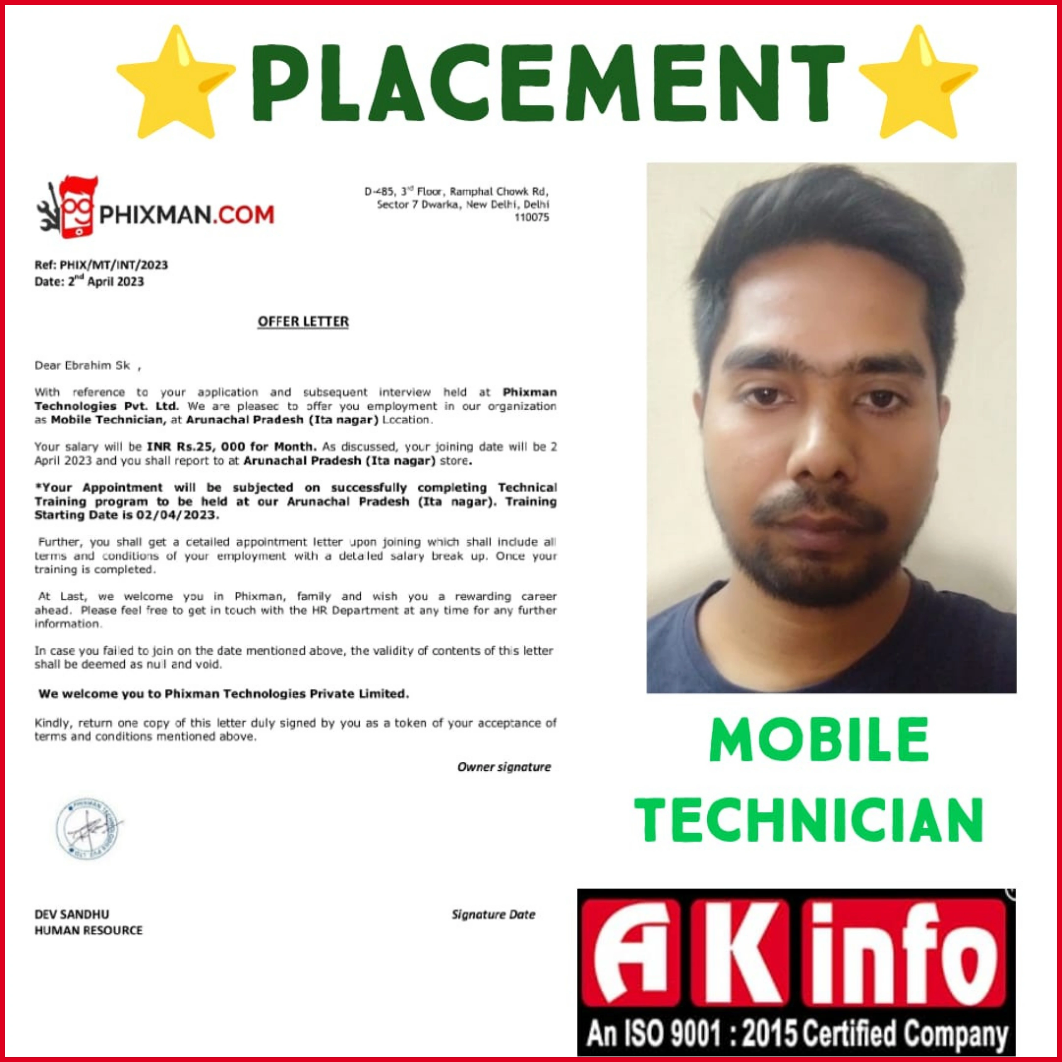 Job Placement Support After Mobile Repair Course in Ahmedabad